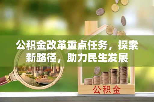 百色公积金改革重点任务，探索新路径，助力民生发展