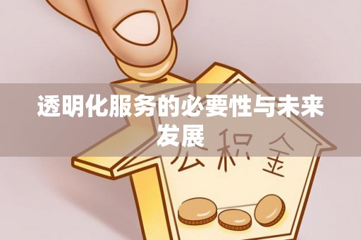 巴州透明化服务的必要性与未来发展