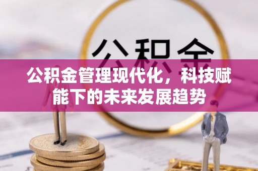 汉川公积金管理现代化，科技赋能下的未来发展趋势