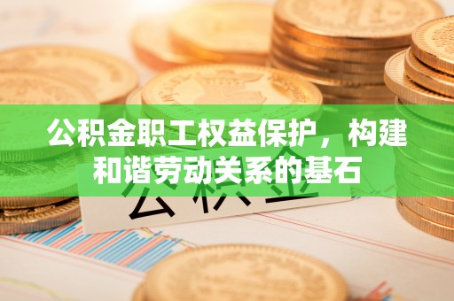 南宫公积金职工权益保护，构建和谐劳动关系的基石